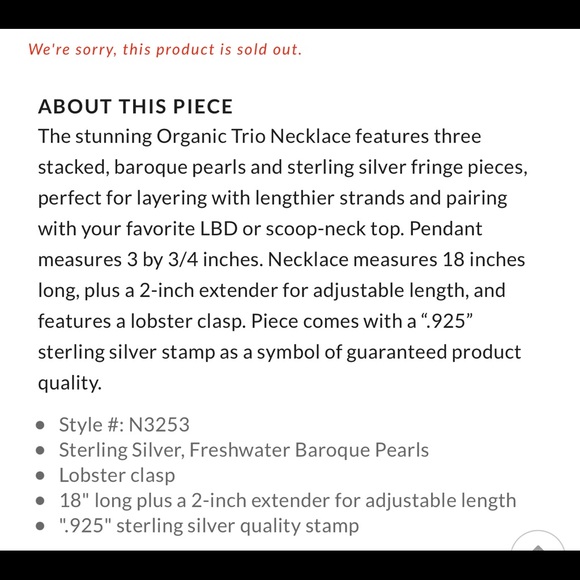 Silpada Organic Trio Necklace - Picture 7 of 8